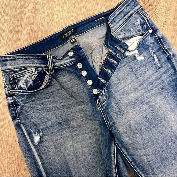 Judy Blue Teagan Button Fly Jean A3 - Picture 3 of 6